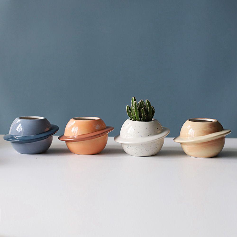 YIYU Chậu Hoa Hình Hành Tinh Sáng Tạo Trang Trí Ban Công