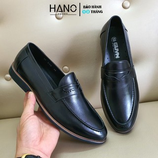 HANO - Giày lười nam Hàn Quốc trẻ trung da bò đế cao su siêu bền