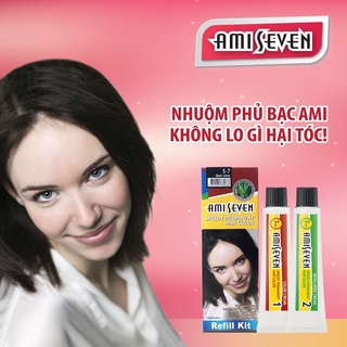 Thuốc nhuộm tóc Hàn Quốc Phủ Bạc Ami Seven 7 phút
