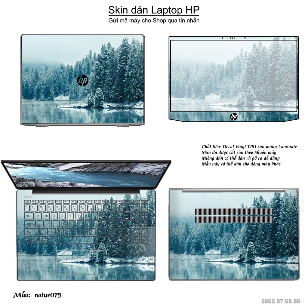 Skin dán Laptop HP in hình thiên nhiên nhiều mẫu 3 (inbox mã máy cho Shop)