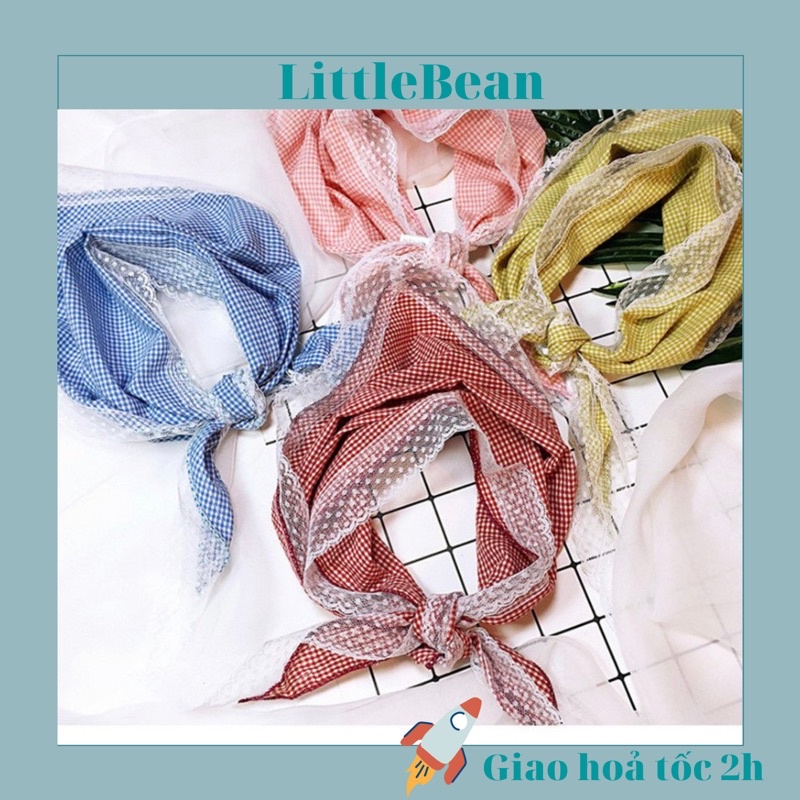 Khăn Bandana đội đầu_quàng cổ_buộc tóc [Hàng có sẵn, ship luôn] cho mẹ và bé (Ảnh thật)