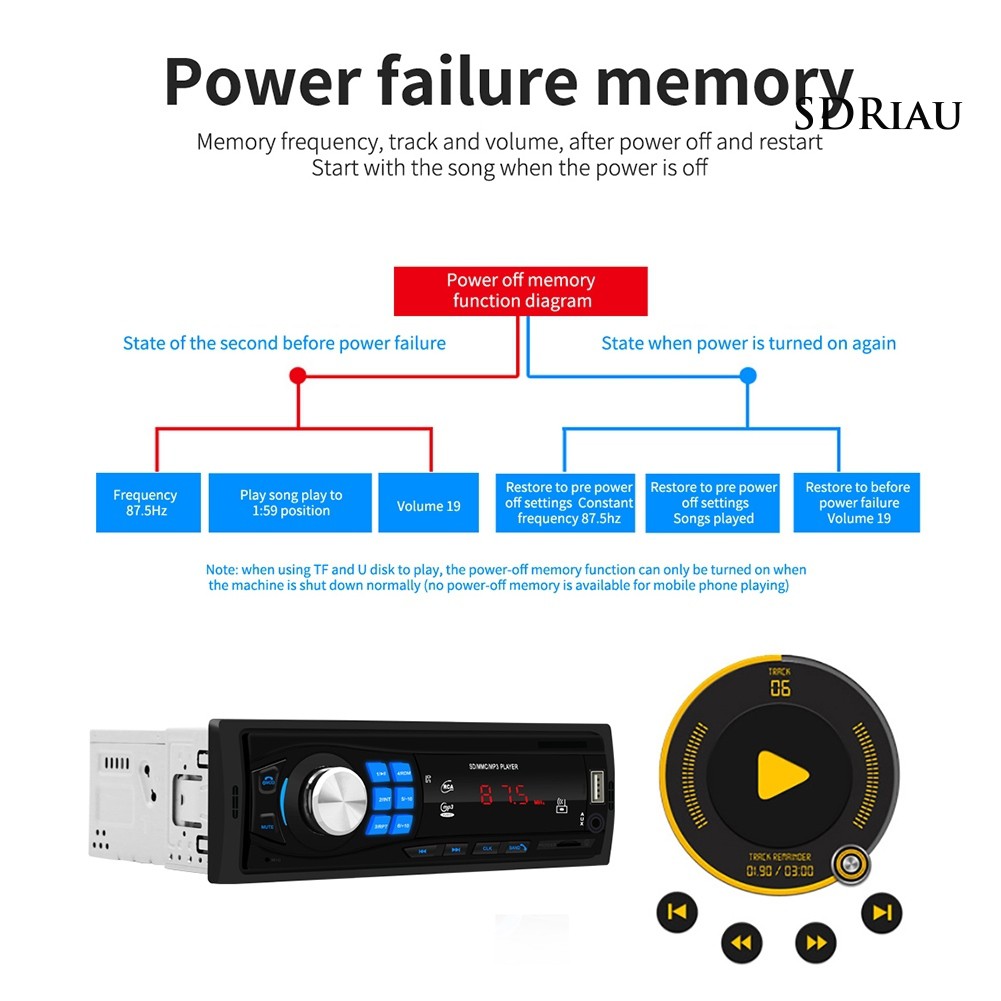Máy Nghe Nhạc Mp3 12v Bluetooth Cho Xe Hơi 8013 Kèm Phụ Kiện Chất Lượng Cao