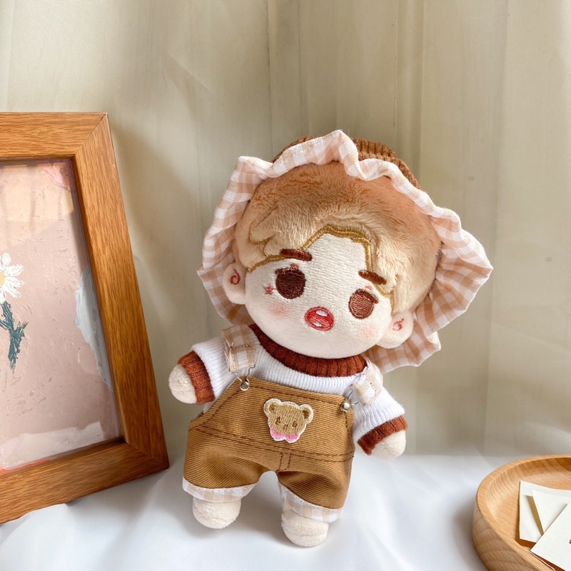 OUTFIT DOLL bộ đồ gấu cho doll 10cm 15cm & 20cm