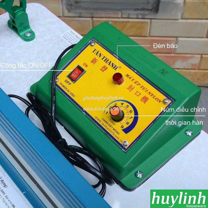 Máy hàn miệng túi đạp chân Tân Thanh M2-400