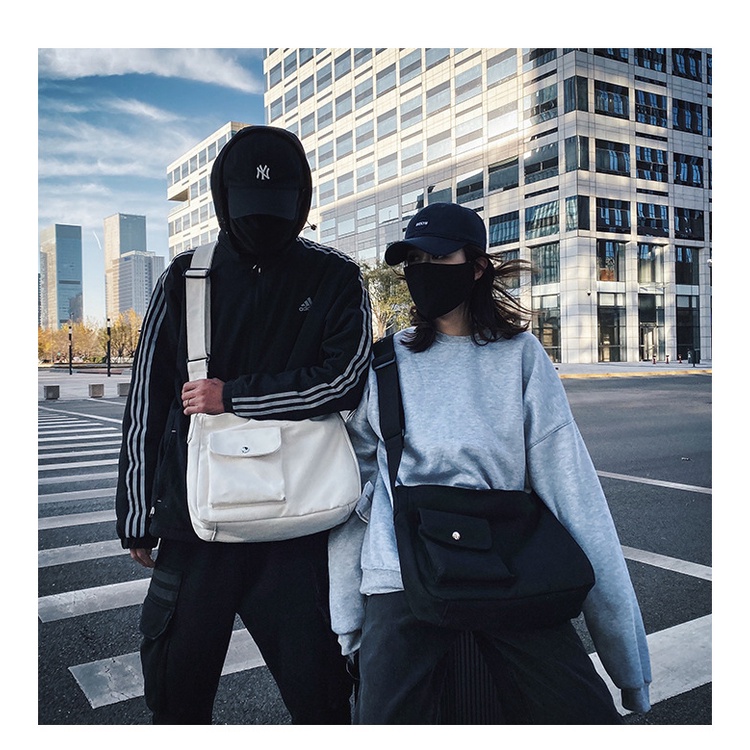 Túi tote đeo chéo đi học đi chơi thời trang unisex nam nữ Hàn Quốc giá rẻ
