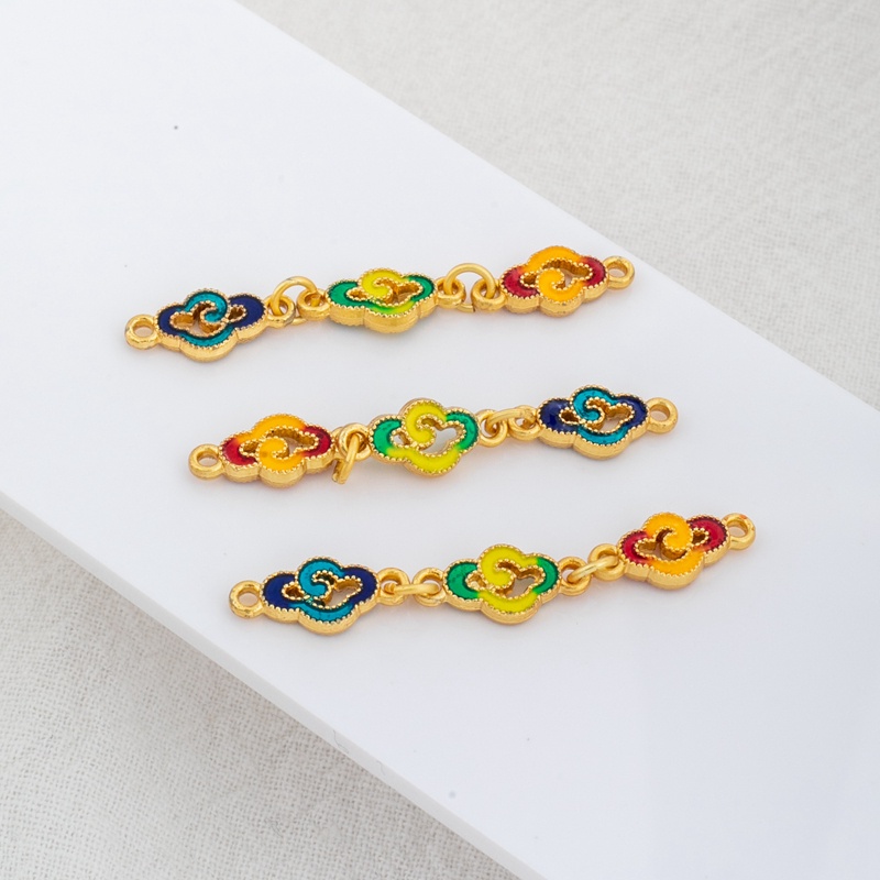 Dây Chuyền Đồng Mạ Vàng 18k Kích Thước 6 * 13mm diy