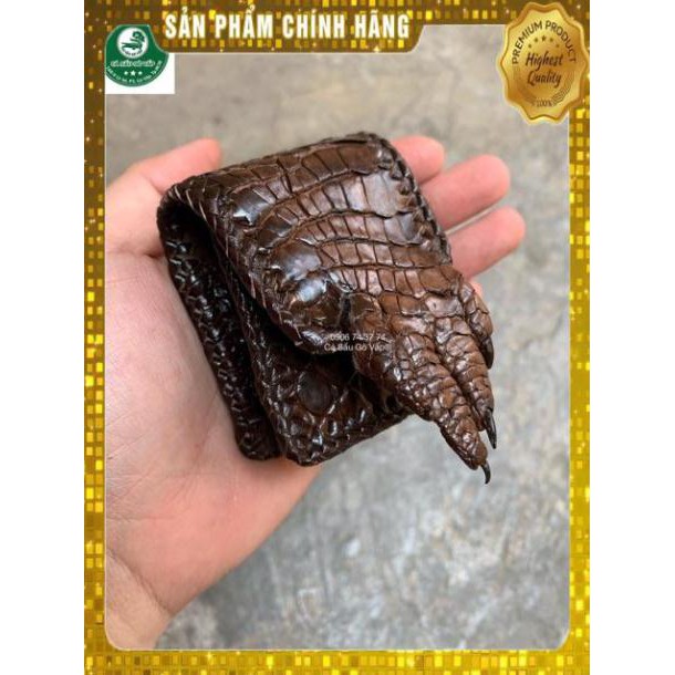 Thẻ BH 12 Tháng -  Túi Đựng Quẹt Zippo Da Cá Sấu Đan Viền Cá Sấu BinBon . Hàng Cao Cấp, xịn, Rẻ, Đẹp
