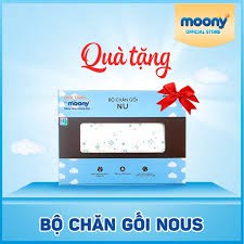 Bộ chăn gối Nous bông vải xô cao cấp - (Quà tặng bỉm Moony)