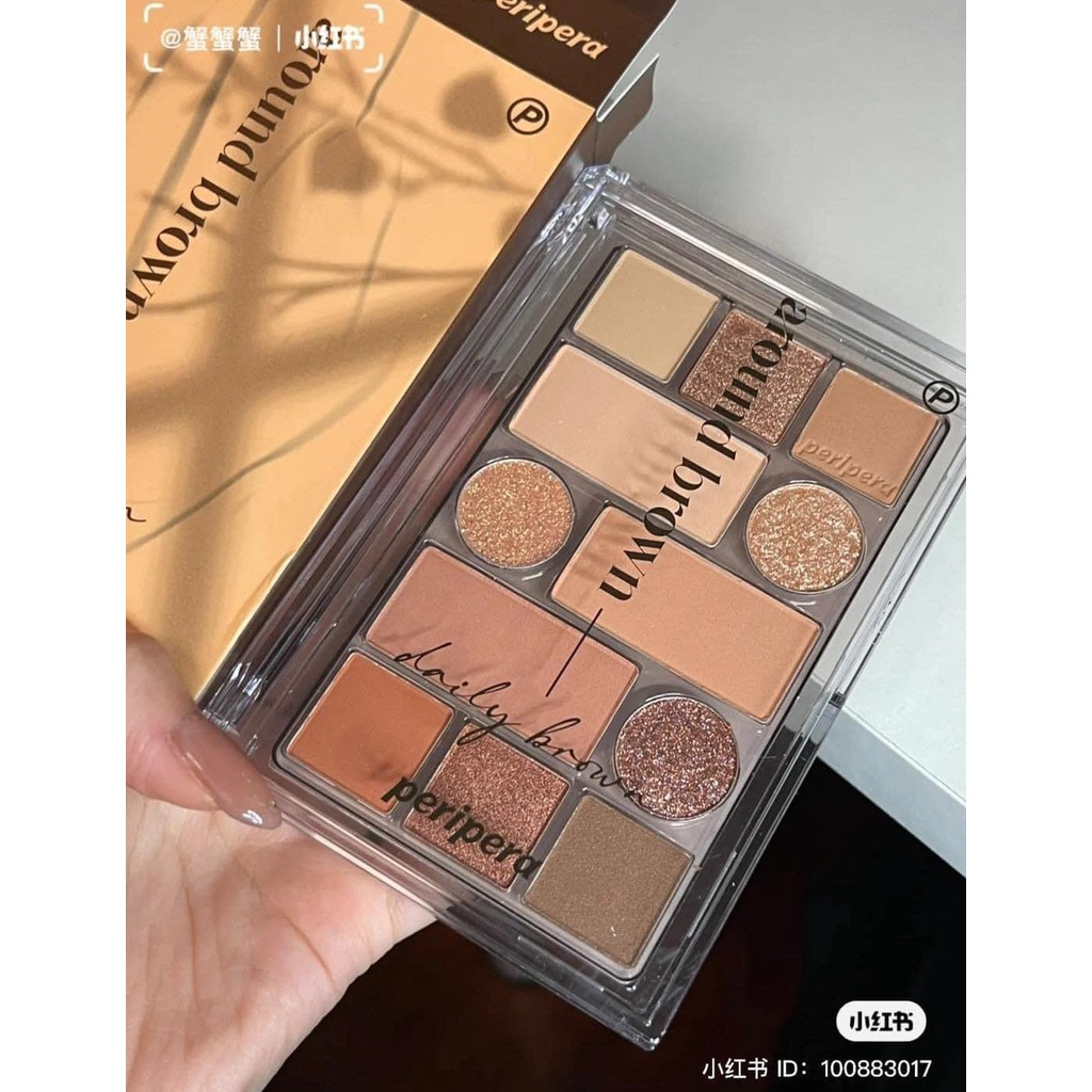 Bảng phấn mắt 𝑷𝑬𝑹𝑰𝑷𝑬𝑹𝑨 𝑨𝒍𝒍 𝑻𝒂𝒌𝒆 𝑴𝒐𝒐𝒅 𝑻𝒆𝒄𝒉𝒏𝒊𝒒𝒖𝒆 𝑷𝒂𝒍𝒆𝒕𝒕𝒆