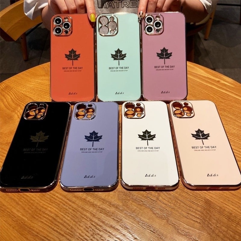 Ốp Điện Thoại Silicon Mạ Vàng 6D Sang Trọng Cho iPhone 11 Pro Max iPhone 6 6S 7 8 Plus X XR XS Max