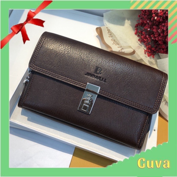 VÍ nam cầm tay, nữ da bò bản to cao cấp có nhiều ngăn đựng giấy tờ, thẻ, ví khóa số