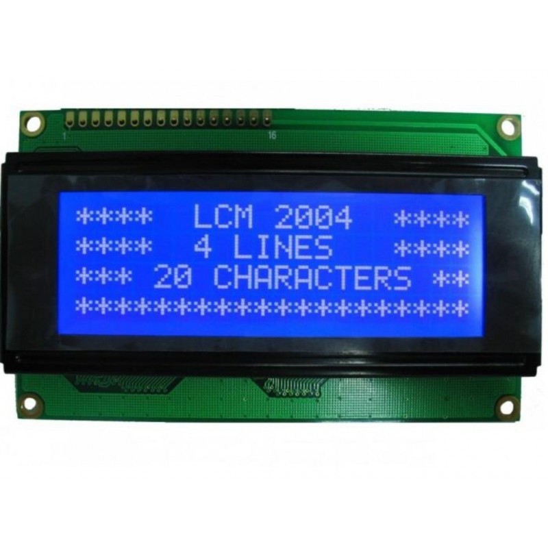 [Mã ELFLASH3 hoàn 10K xu đơn 20K] LCD Text LCD2004 Xanh Dương