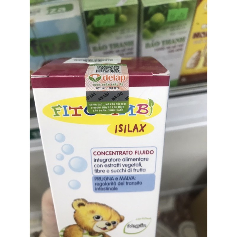 Isilax Bimbi - chất xơ cho bé táo bón