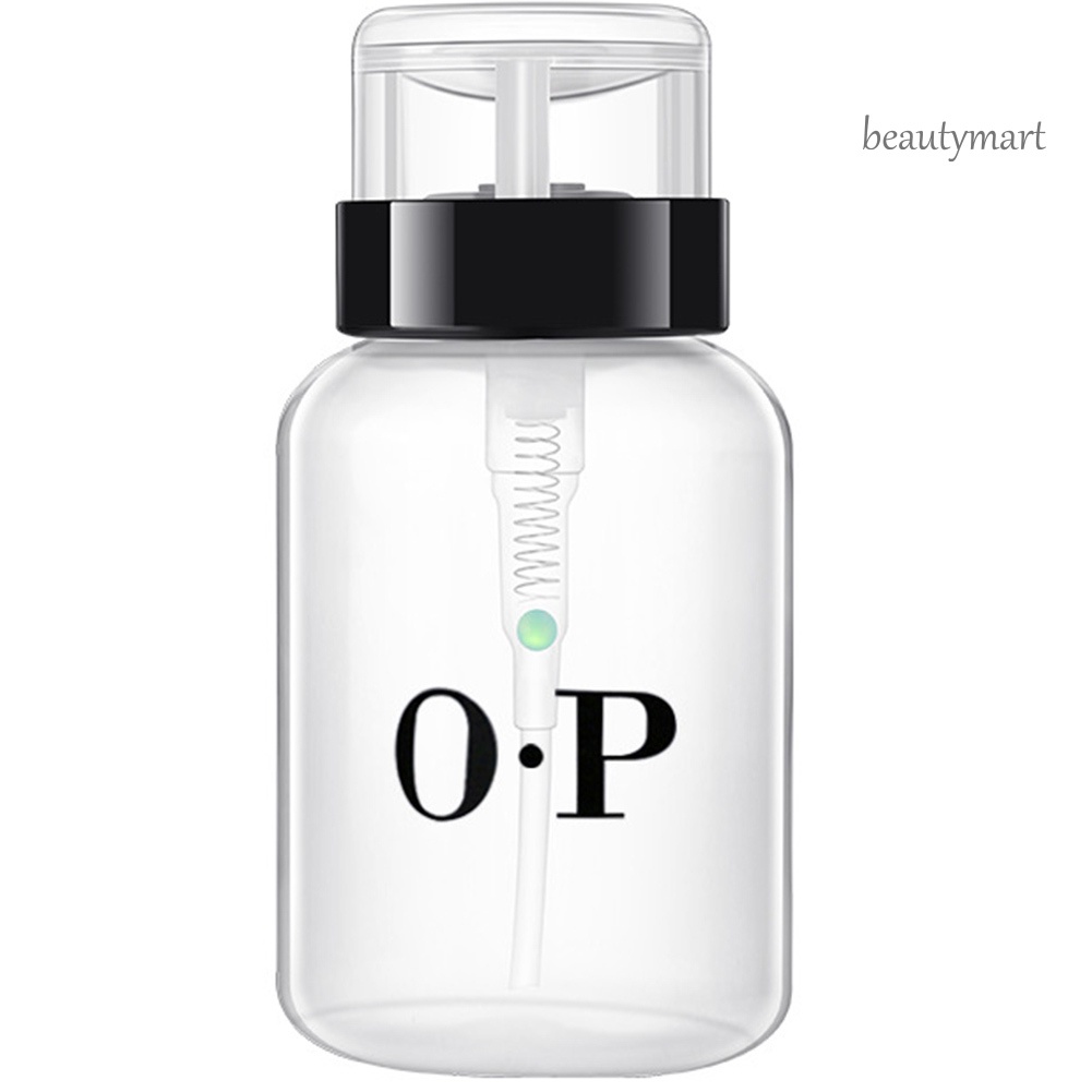 [Hàng mới về] Chai đựng dung dịch cồn tẩy sơn móng tay 200ml