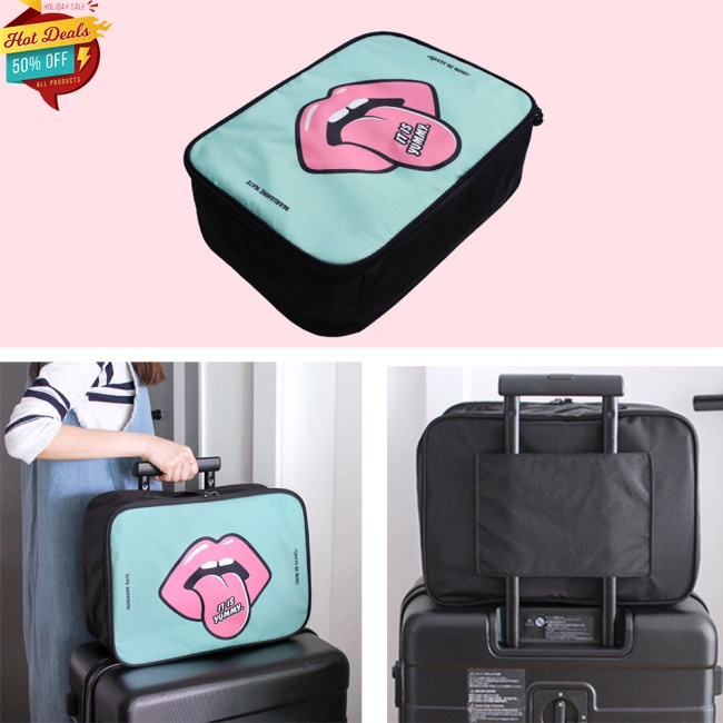 Túi Đựng Đồ Trang Điểm Họa Tiết Hoạt Hình Dành Cho Nữ