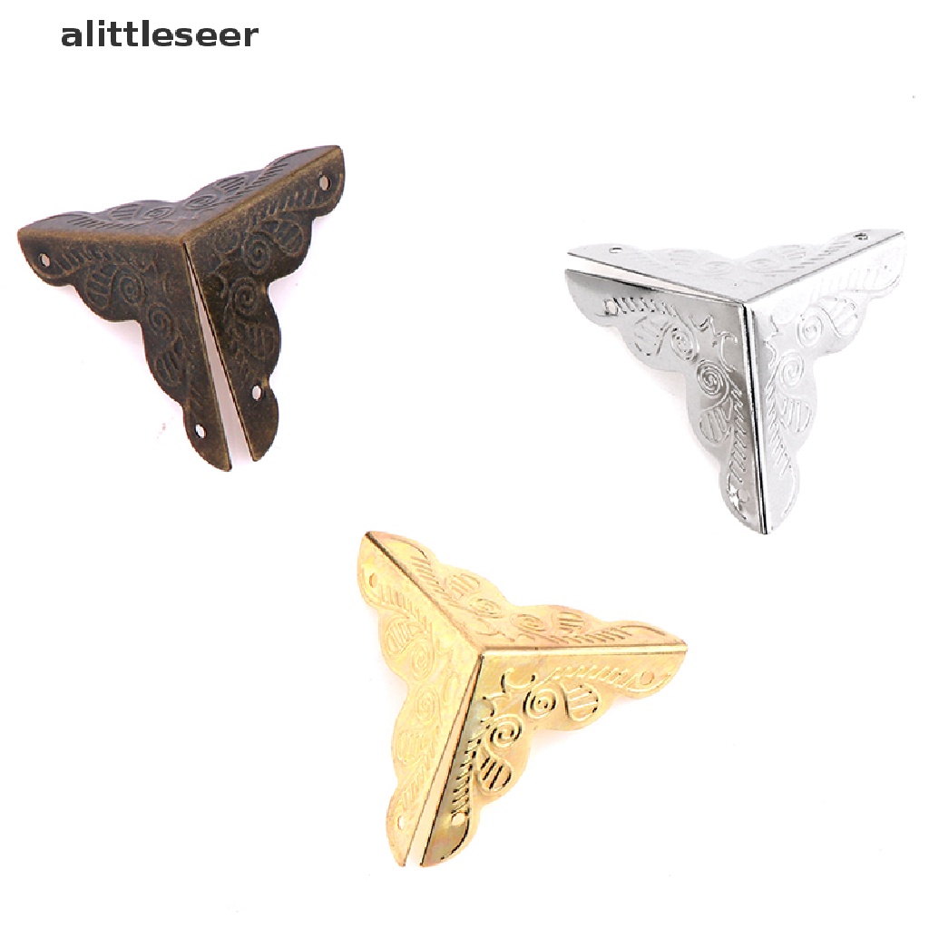 Bộ 10 Miếng Bọc Góc Hộp Trang Sức Bằng Gỗ Kích Thước 25X25Mm