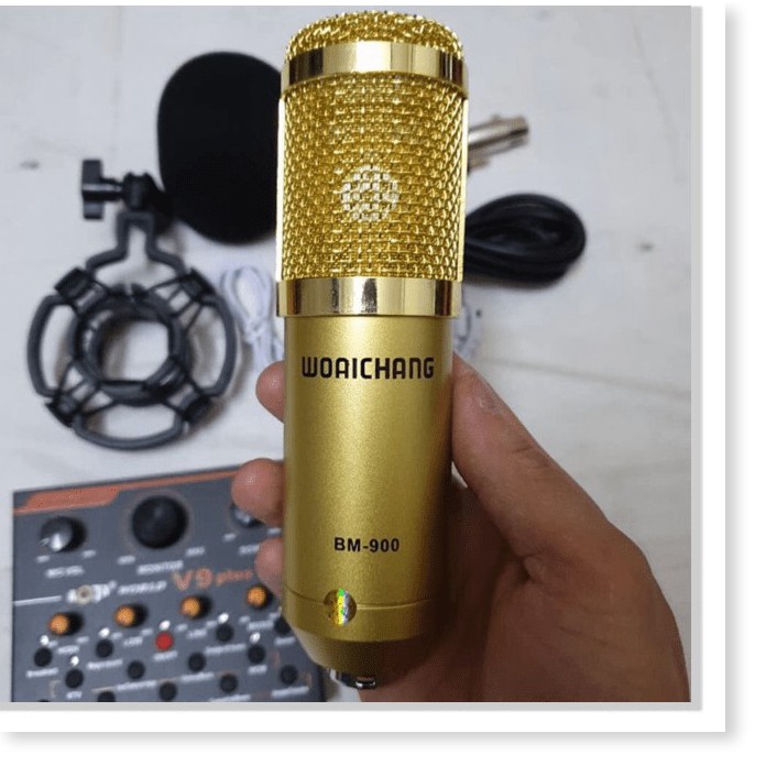 Micro karaoke thu âm BM900 hát cực hay giá tốt nhất