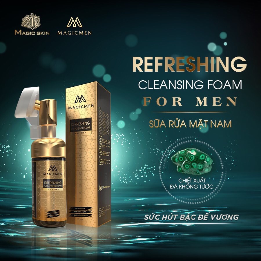 [XẢ HÀNG] Sữa rửa mặt NAM Magic Skin - Refreshing Cleansing Foam for MEN Sạch Da Kiềm Dầu | BigBuy360 - bigbuy360.vn