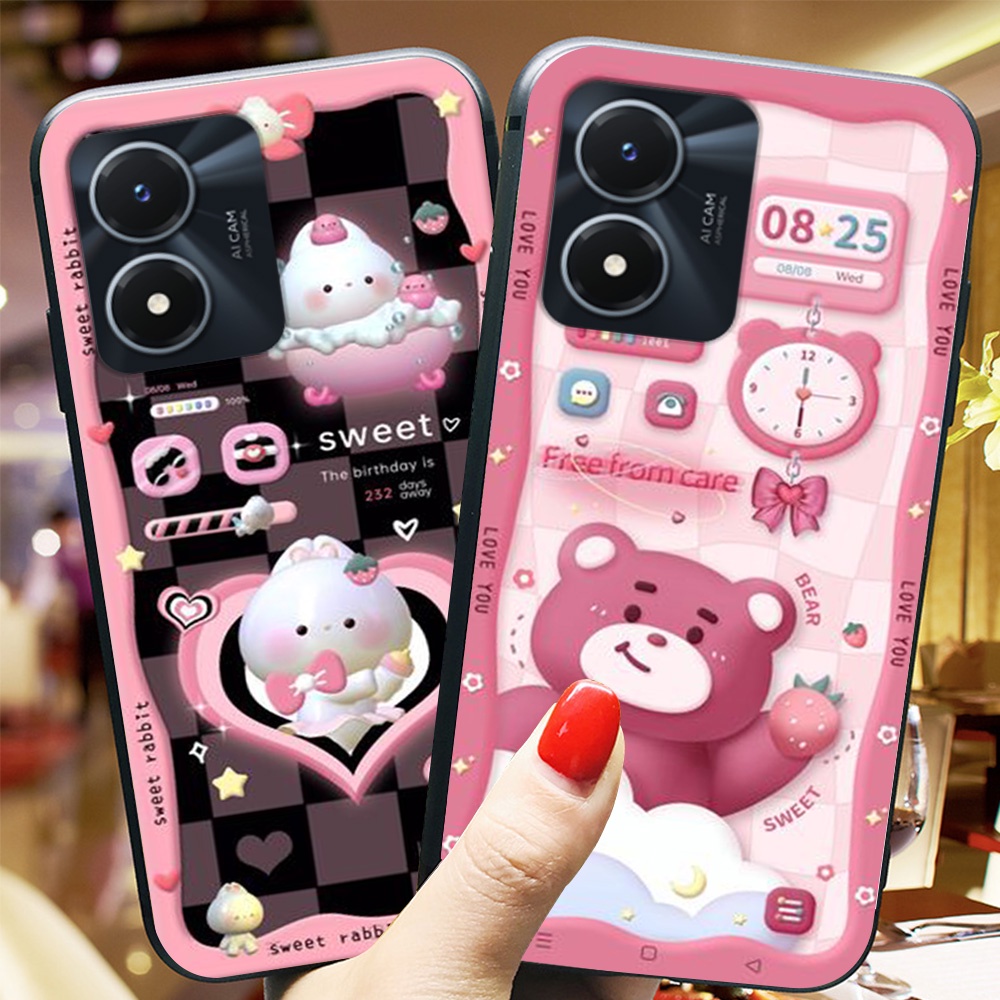 Ốp lưng điện thoại vivo y02s / y01 / vivo y02 / vivo y02t in hình gấu nâu vô cùng đáng yêu