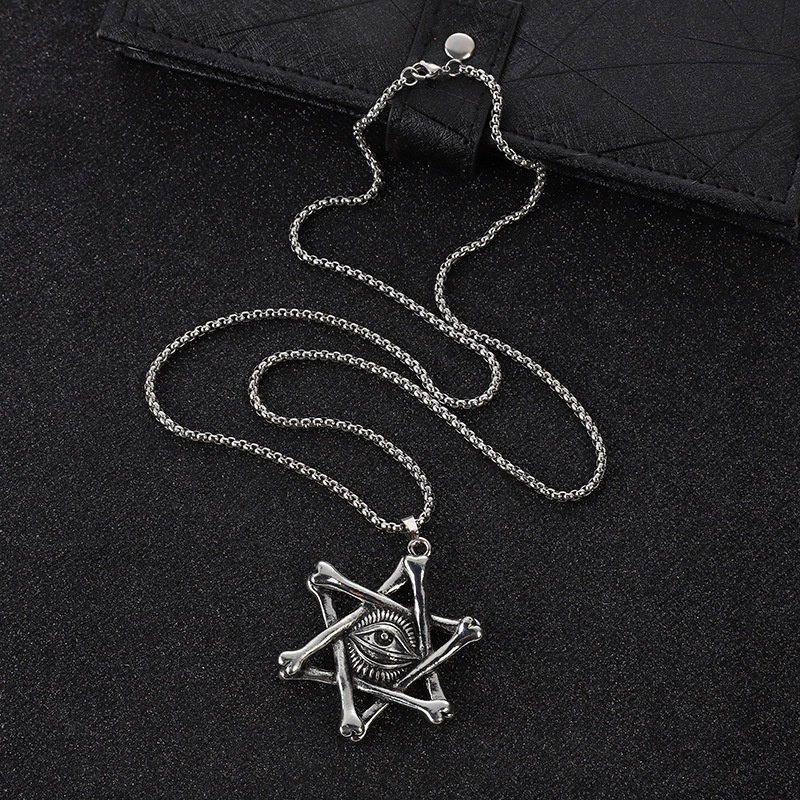 Vòng cổ dây chuyền màu bạc nam nữ unisex Titan Merin Accesories đẹp phụ kiện thời trang - Vòng cổ David