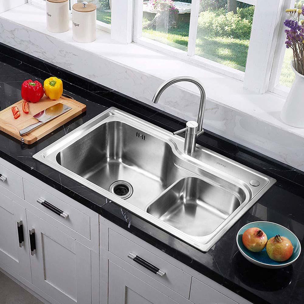 Nắp Chặn Rác Màu Ngà Cho Bồn Rửa Nhà Bếp Nhà Tắm