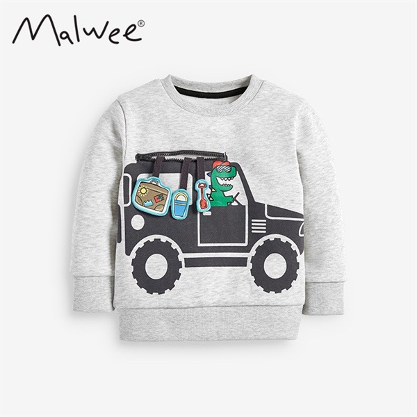 BST áo nỉ hoạ tiết 02 Little Maven/Malwee cho bé trai 2-8 tuổi - Little Maven Official Store