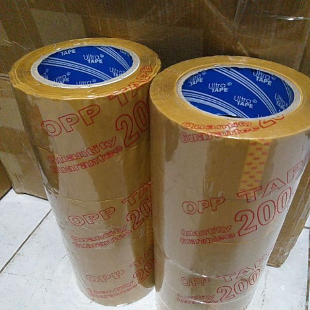 [FREESHIP TỪ 50K] Băng keo đục 200Y ( 6 cuộn/cây ) - Chuẩn - Dai - Dính