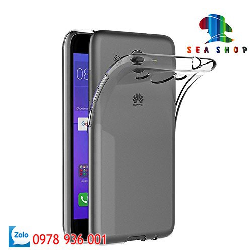 [TẶNG CƯỜNG LỰC]Ốp lưng Huawei Y3 2017 silicon trong suốt