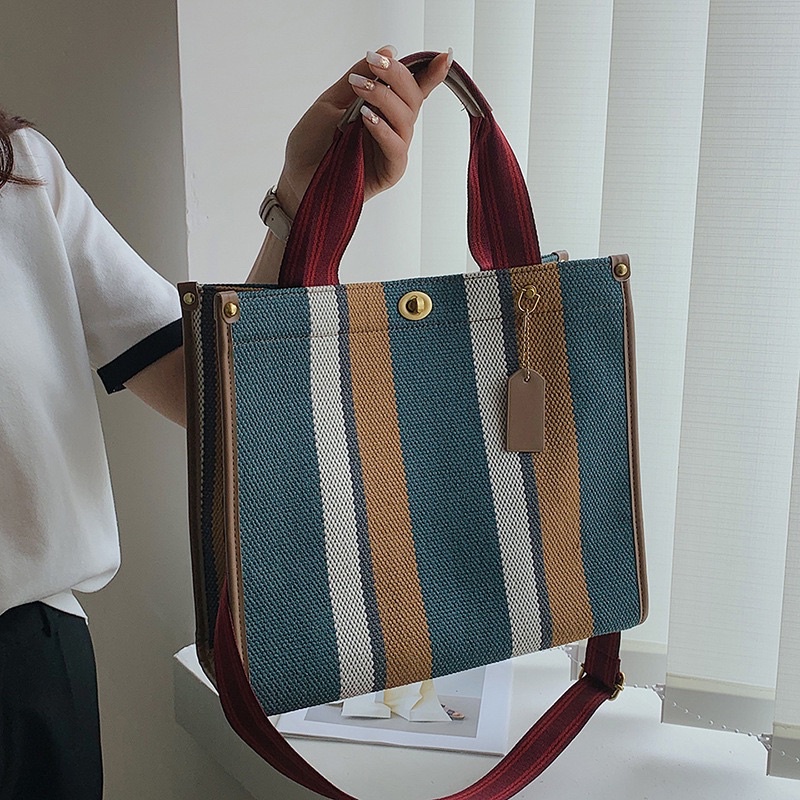 Túi vải đựng sách vở A4 laptop và macbook 14inch 15inch túi xách nữ đi du lịch túi đựng bỉm sữa cho mẹ