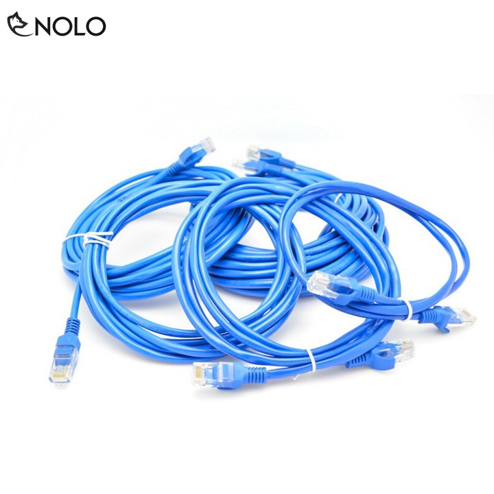 Cáp Mạng Lan RJ45 Bấm Sẵn LXFCAT5E Chiều Dài 1.5m 3m 5m 10m 15m Tương Thích Tốt Không Kén Máy