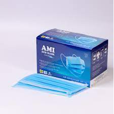 Khẩu trang y tế 4 lớp chính hãng ami hộp 50 cái ( có sỉ)