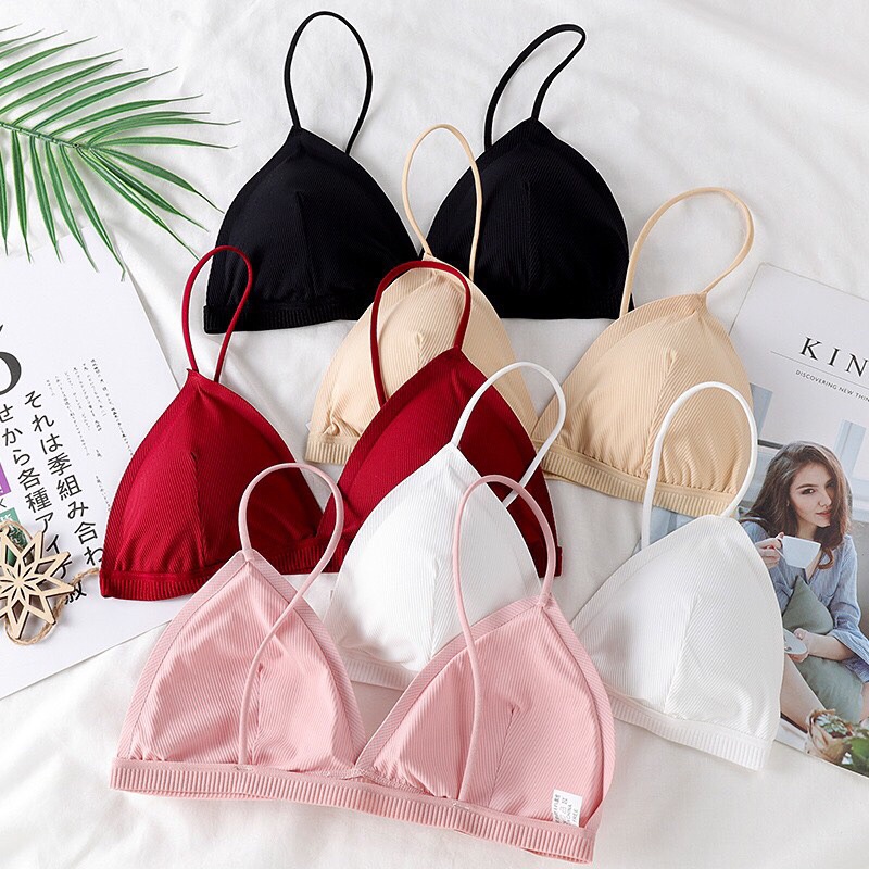 Áo ngực bra 2 dây mảnh, Áo brallte dây nhỏ dễ thương, Áo bra cao cấp 152 | BigBuy360 - bigbuy360.vn