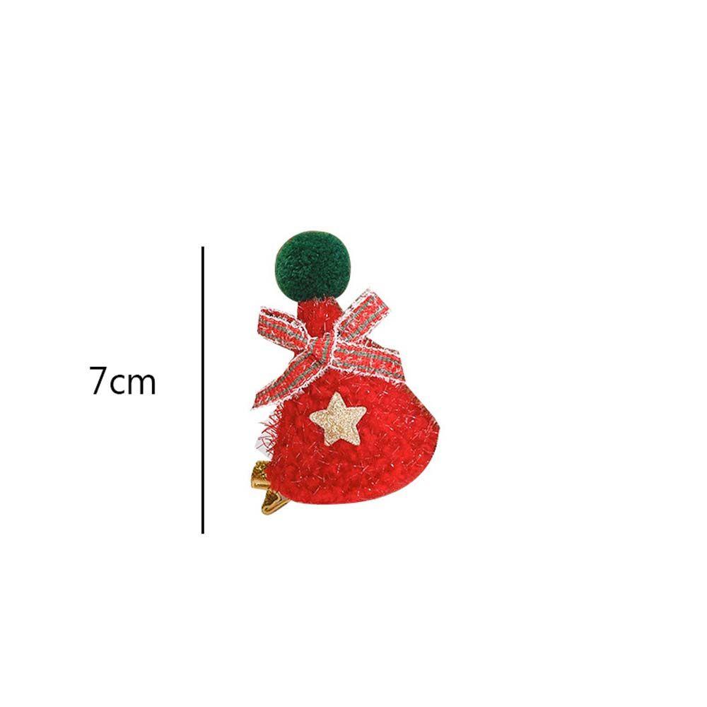 Kẹp Tóc Hình Nón Giáng Sinh Dễ Thương