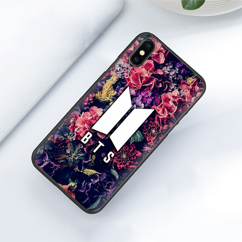 Ốp điện thoại silicone TPU mềm in hình BTS Fake Love W33 cho iPhone 8 7 6S 6 Plus 5 5S SE 2016 2020