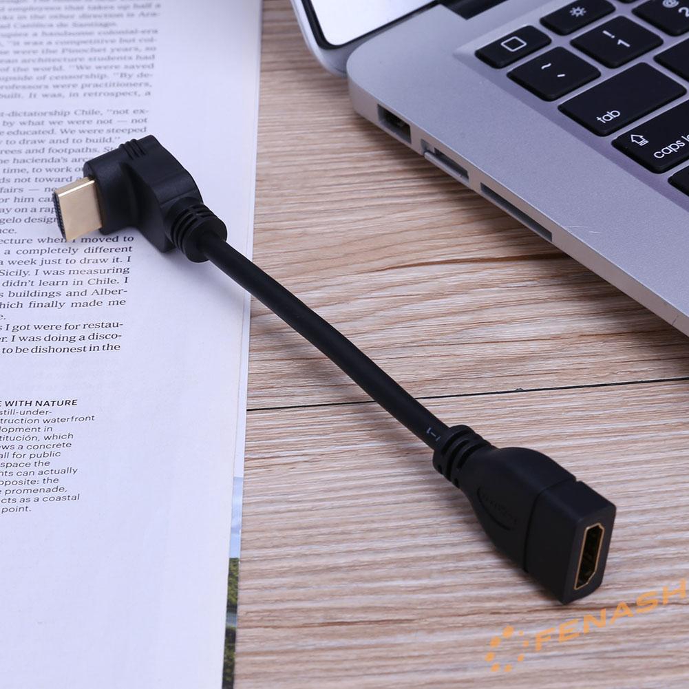 Cáp Chuyển Đổi Cổng Hdmi Đực Sang Hdmi Cái 15cm 90 Độ Cái