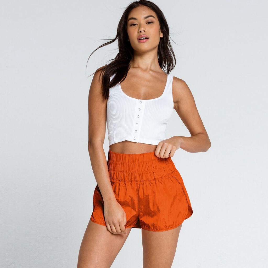 Quần Short Thể Thao Nữ Chất Liệu Đàn Hồi Nhanh Khô Thời Trang