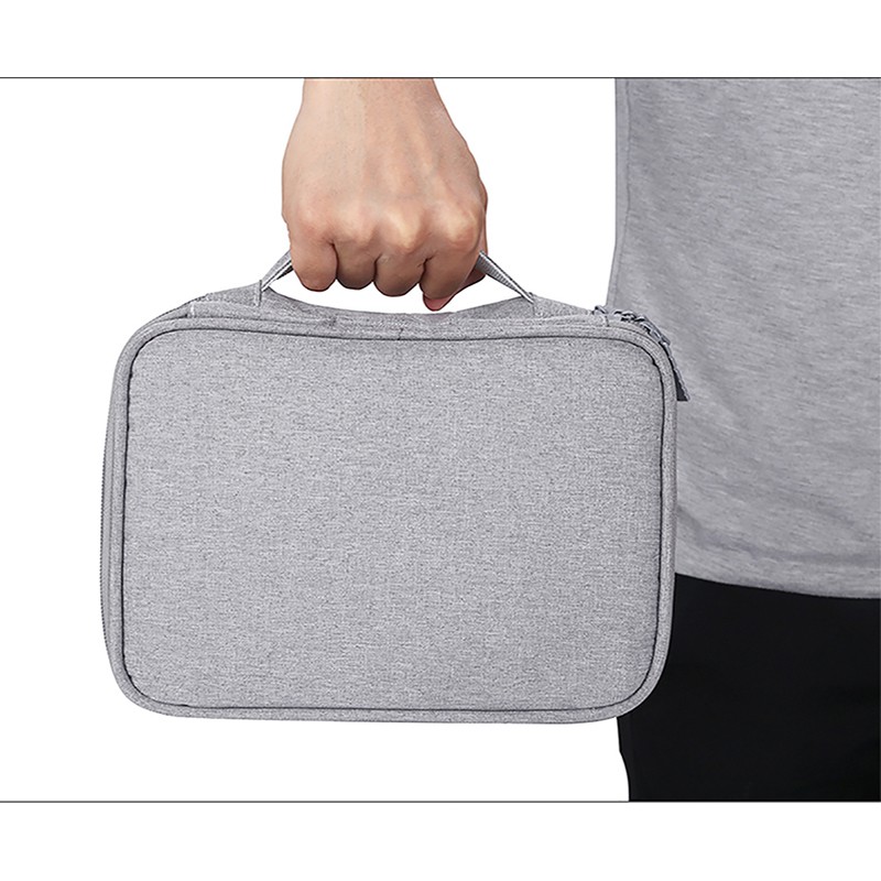 Túi Evertoner đựng dây cáp sạc / đồ trang điểm có khóa kéo tiện dụng