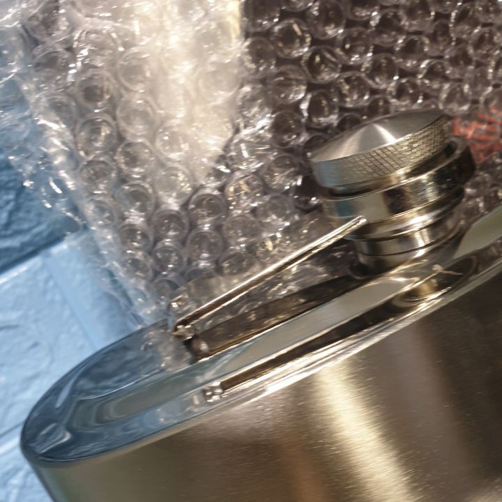 Bình đựng rượu nước inox 304 dày 0.6 mm cccp kèm bao da 3,5 lít hàng nhập khẩu cao cáp tặng phễu
