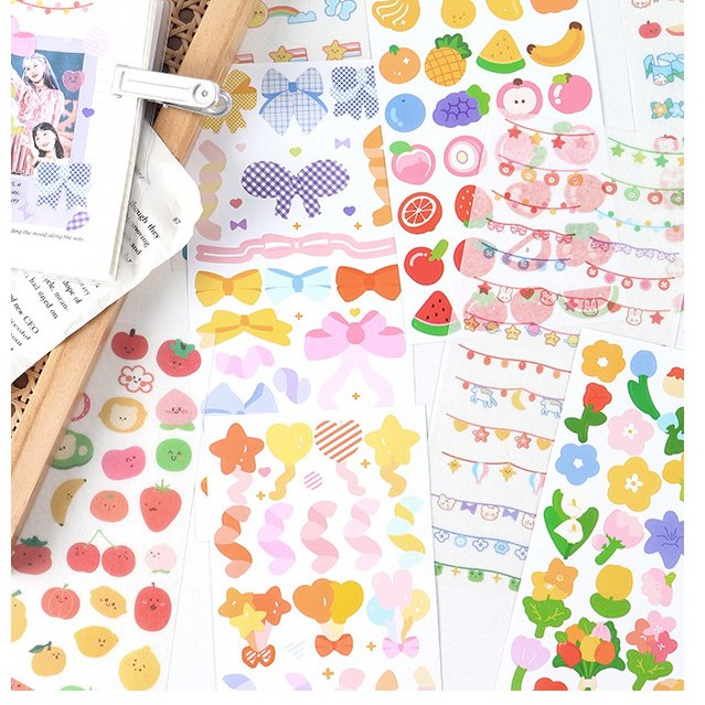 STICKER TRANG TRÍ TOPLOADER - STICKER CONFETTI  MẪU 5