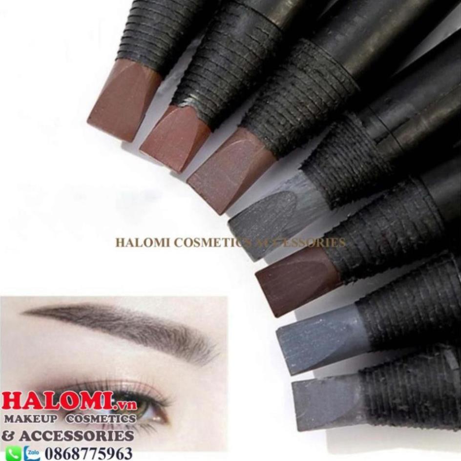 Chì xé kẻ mày Haozhuang cứng phẩy sợi Eyebrow Pencil sắc nét chuyên dùng cho Makeup trang điểm LL18 | BigBuy360 - bigbuy360.vn