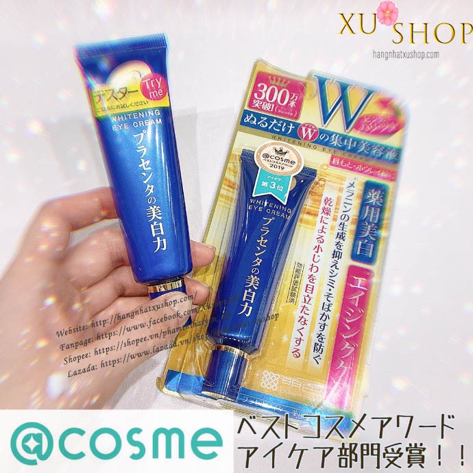 Kem  dưỡng mắt Placenta giảm nếp nhăn, tàn nhang của Meishoku | BigBuy360 - bigbuy360.vn