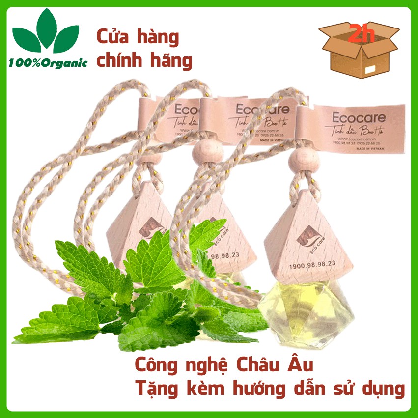 Tinh dầu bạc hà Ecocare chai 10ml, dạng treo 7ml