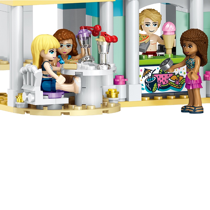 Đồ Chơi Lắp Ráp lego Chủ Đề Kỳ Nghỉ Thành Phố Hồ Trái Tim disney Dễ Thương Thích Hợp Làm Quà Sinh Nhật Cho Bé Trai Và Bé Gái