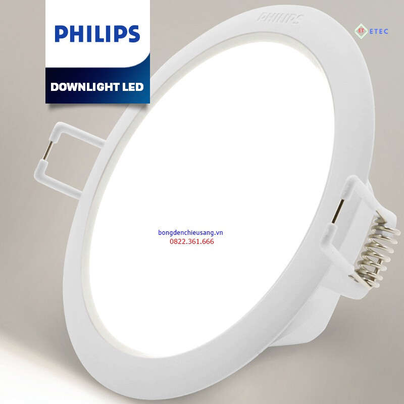 Đèn downlight âm trần LED Philips DN020B G2 LED6 6W