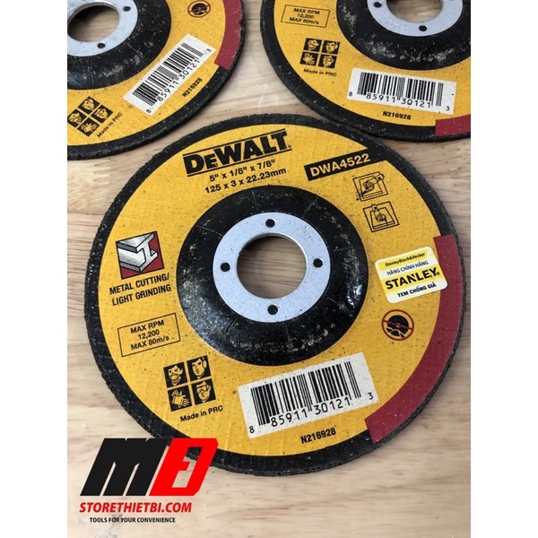 DWA4522 Đá cắt 125mm Dewalt