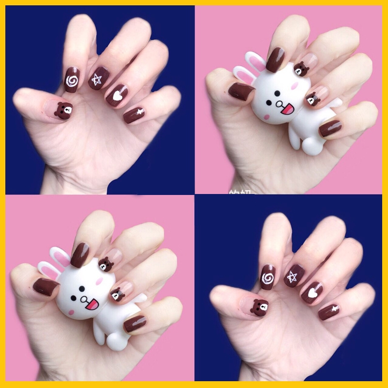 Set 14 miếng dán trang trí móng tay 3D QY090-110 DIY