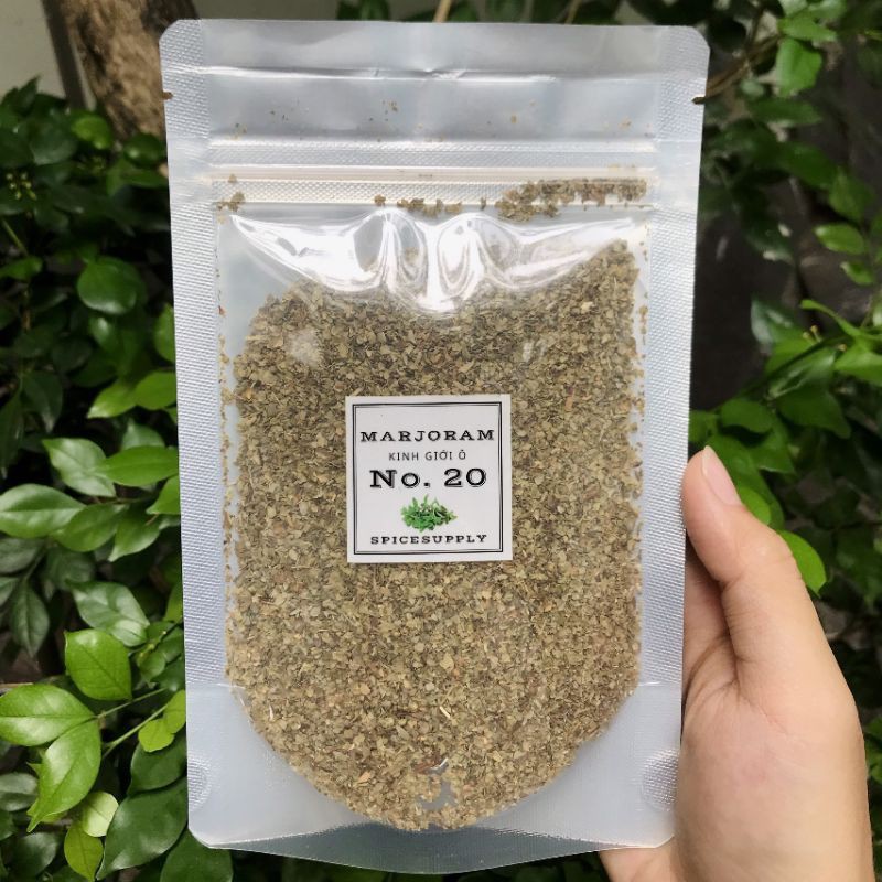 Marjoram - Kinh giới ô lá sấy khô thực phẩm 100g