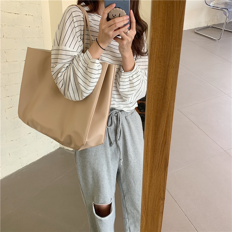 Túi Xách Nữ Cỡ Lớn Thiết Kế Đơn Giản Thời Trang 2020