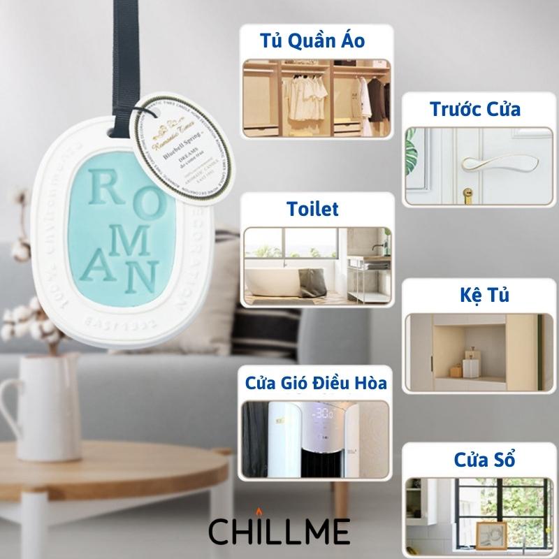 Sáp thơm quần áo khử mùi phòng ngủ nhà vệ sinh toilet hương nước hoa cao cấp - chillme