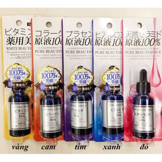 Tinh Chất Dưỡng Trắng Da Vitamin C, Nhau Thai Pure Beau Essence 25ml | BigBuy360 - bigbuy360.vn